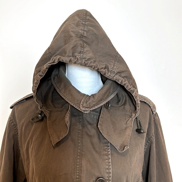 A/X Armani Exchange Hooded Jacket Coat 100% Cotton 💙 - Picture 2 of 13